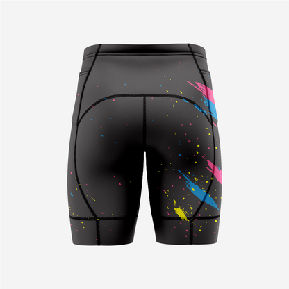 High Performance Cycling Shorts Men Black Padded