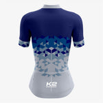 Women’s Custom Cycling Gear in Blue/Black - K2 Sportswear | Custom Sports Uniforms & Apparels - K2 Sportswear