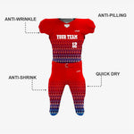 Red/Dark Blue Customized American Football Jersey - Men/Women - K2 Sportswear | Custom Sports Uniforms & Apparels - K2 Sportswear