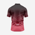 Premium Men's Cycling Short Sleeve Jersey in Deep Burgundy - K2 Sportswear | Custom Sports Uniforms & Apparels - K2 Sportswear