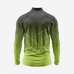 Men’s Long Sleeve Bike Jersey and Bib Shorts Set - Apple Green - K2 Sportswear | Custom Sports Uniforms & Apparels - K2 Sportswear