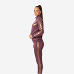 Custom Cheerleading Brown Warmup Set - Full Zip Jacket & Pants Team Name Design