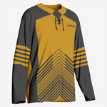 Custom Gold/Black Ice Hockey Jersey – Pro Quality - K2 Sportswear | Custom Sports Uniforms & Apparels - K2 Sportswear