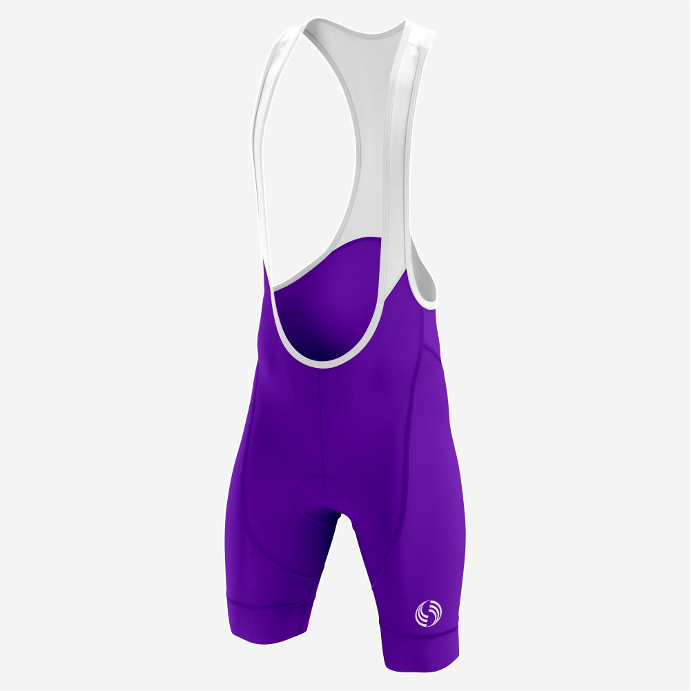 Premium Indigo Purple Cycling Bib Shorts for Men