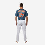 Custom Baseball Team Uniform in Gray - Jersey & Pants Custom Name Number Set