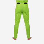 Custom Baseball Pants - Custom Team Colors Baseball Uniform Pants in Apple Green