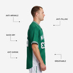 Custom Baseball Jersey in Green - Full Button Baseball Jersey Team Name & Number