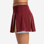 Personalized Cheer Competition Skirt - Custom Design Skirt Red Brown