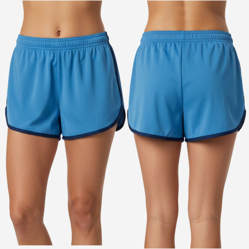 Custom Cheerleading Steel Blue Shorts - Athletic Practice Shorts