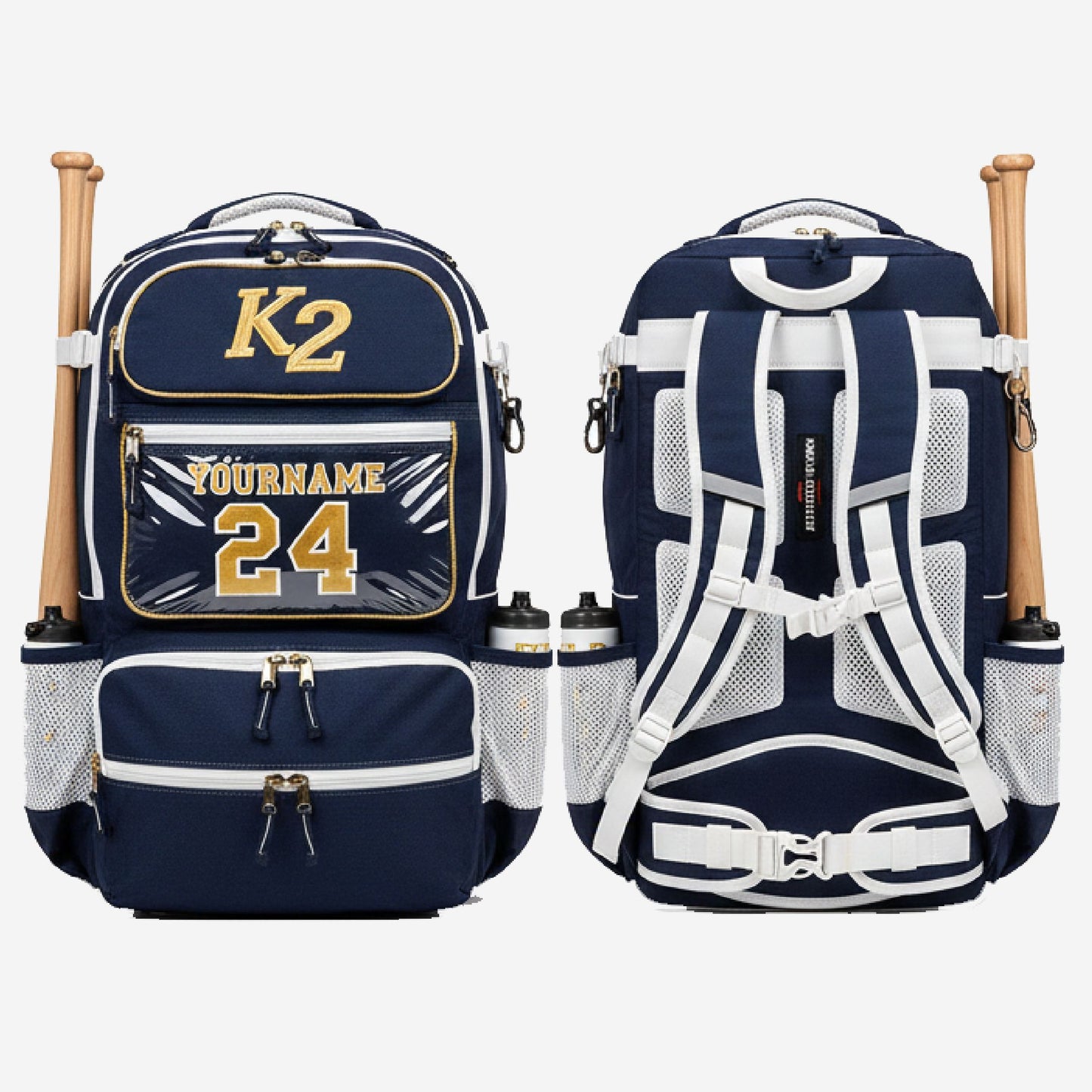 Custom Baseball Bag - Youth & Adult Baseball Equipment Bag Team Logo