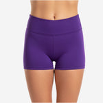 Personalized Cheer Team Shorts - Custom Boy Cut Athletic Performance Shorts Purple