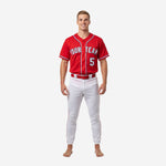 Custom Baseball Uniform Red - Complete Jersey & Pants Set Team Name Number
