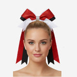 Custom Cheerleading Hair Bow - Cheer Bow with Streamers