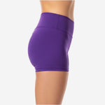 Personalized Cheer Team Shorts - Custom Boy Cut Athletic Performance Shorts Purple
