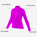 Magenta Women's Cycling Jersey – Long Sleeve, Pro Performance - K2 Sportswear | Custom Sports Uniforms & Apparels - K2 Sportswear