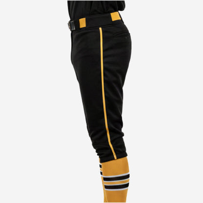 Custom Baseball Knicker Pants - Piped Baseball Uniform Knickers Team Colors