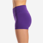 Personalized Cheer Team Shorts - Custom Boy Cut Athletic Performance Shorts Purple