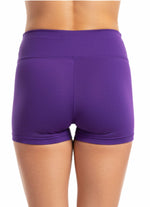 Personalized Cheer Team Shorts - Custom Boy Cut Athletic Performance Shorts Purple