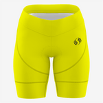 Custom Yellow Women's Cycling Shorts – Perfect Fit - K2 Sportswear | Custom Sports Uniforms & Apparels - K2 Sportswear