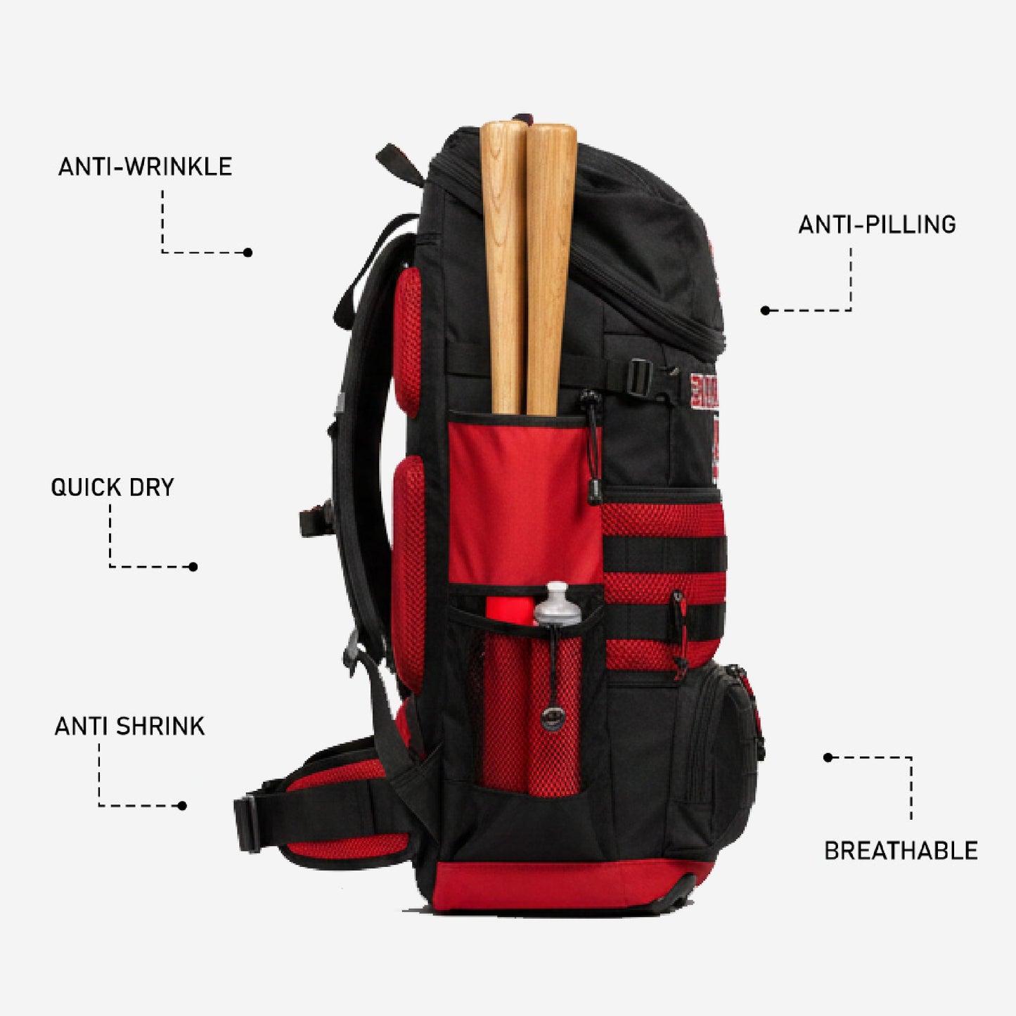 Custom Baseball Bag - Youth & Adult Baseball Equipment Bag Team Logo