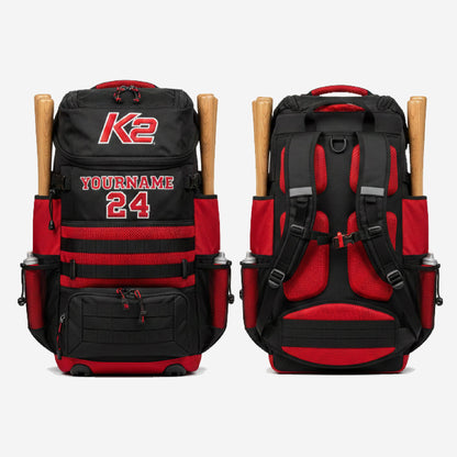 Custom Baseball Bag - Youth & Adult Baseball Equipment Bag Team Logo