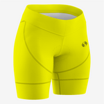 Custom Yellow Women's Cycling Shorts – Perfect Fit - K2 Sportswear | Custom Sports Uniforms & Apparels - K2 Sportswear