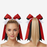 Custom Cheerleading Hair Bow - Cheer Bow with Streamers