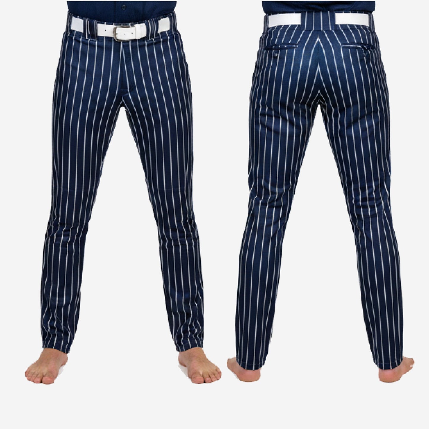 Custom Baseball Pants - Pinstripe Baseball Uniform Pants Custom Team Colors