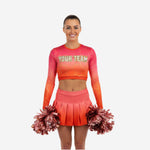 Custom Sublimated Cheerleading Set - Crop Top & Pleated Skirt Team Uniform