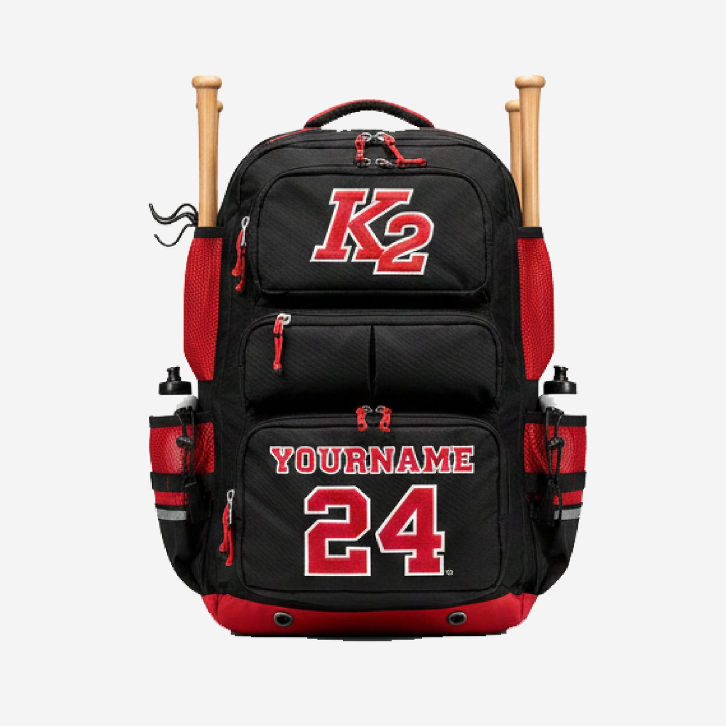 Custom Baseball Bag - Personalized Baseball Equipment Bag Team Name & Logo