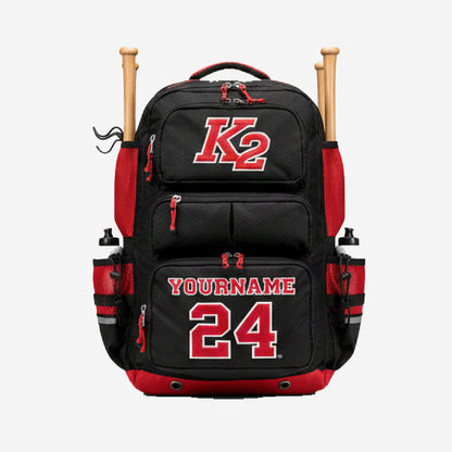 Custom Baseball Bag - Personalized Baseball Equipment Bag Team Name & Logo