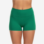 Personalized Cheer Team Shorts - Custom Boy Cut Athletic Performance Shorts Green