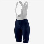 Custom Dark Blue Women's Cycling Bib Shorts – Perfect Fit - K2 Sportswear | Custom Sports Uniforms & Apparels - K2 Sportswear