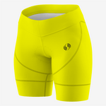 Custom Yellow Women's Cycling Shorts – Perfect Fit - K2 Sportswear | Custom Sports Uniforms & Apparels - K2 Sportswear