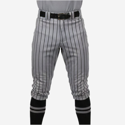 Custom Baseball Knicker Pants - Pinstripe Baseball Uniform Knickers Team Colors