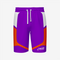 Custom Wrestling Regular Shorts in Purple/Orange