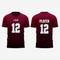 Personalized Maroon Football Fan Jersey for Men & Women