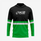 Personalized Softball T-Shirt Hoodie in Green/Black for Men/Women