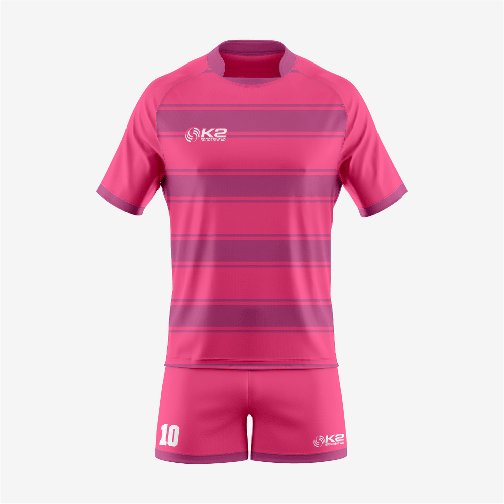 Custom Deep Pink Rugby Gear for Your Team