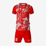 Premium Custom Red Volleyball Uniform Set - K2 Sportswear | Custom Sports Uniforms & Apparels - K2 Sportswear