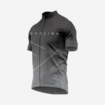 Men’s Cycling Short Sleeve Jersey Performance Road Bike Apparel - Gray - K2 Sportswear | Custom Sports Uniforms & Apparels - K2 Sportswear
