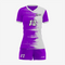 Personalized Purple Volleyball Uniform Set for Athletes