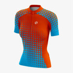 Premium Custom Cycling Kit for Women – Blue/Orange - K2 Sportswear | Custom Sports Uniforms & Apparels - K2 Sportswear