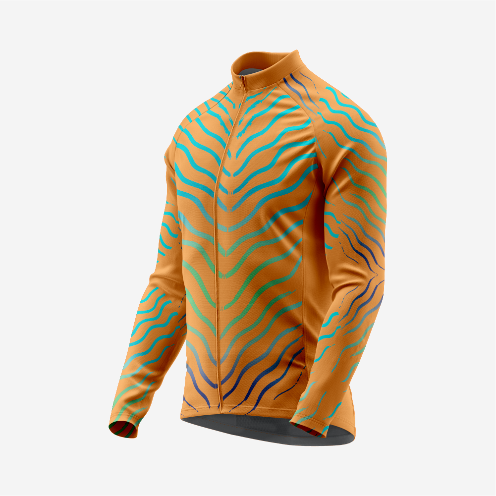 Men’s Long Sleeve Bicycle Jersey Quick‑Dry Set