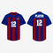Customized Blue/Red Football Practice Jersey – Men & Women