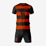 Orange/Black Custom Volleyball Uniform Set for Teams - K2 Sportswear | Custom Sports Uniforms & Apparels - K2 Sportswear