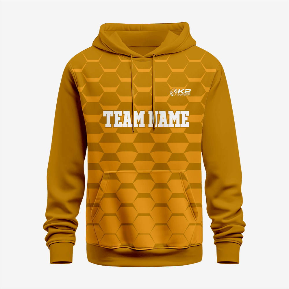 Custom Wrestling Hoodie in Bronze – Athletic Fit
