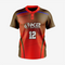 Custom Softball 2 Button Jersey/Pant in Army Brown/Dark Red