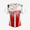 Personalized Softball Jersey – Red Full Button Style
