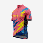 Men’s Short Sleeve Cycling Jersey for Road and Racing - Candy Pink - K2 Sportswear | Custom Sports Uniforms & Apparels - K2 Sportswear